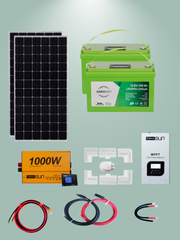 Karavan ve Bağ Evi Lityum Enerji Paketi | Güneş Enerjili Mobil ve Off-Grid Sistem