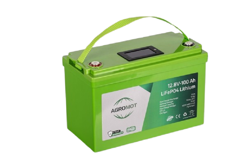 Agromot 12.8V 100Ah LiFePO4 Lityum Akü