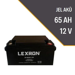 LEXRON 65Ah 12V Jel Akü