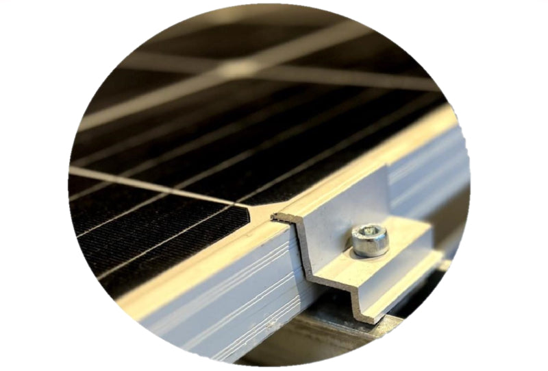 Panel Sonlandırıcı 40mm Alüminyum | Güneş Paneli Kenar Klemensi