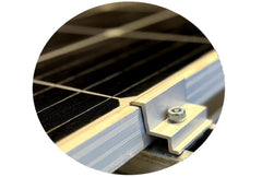 Panel Sonlandırıcı 40mm Alüminyum | Güneş Paneli Kenar Klemensi