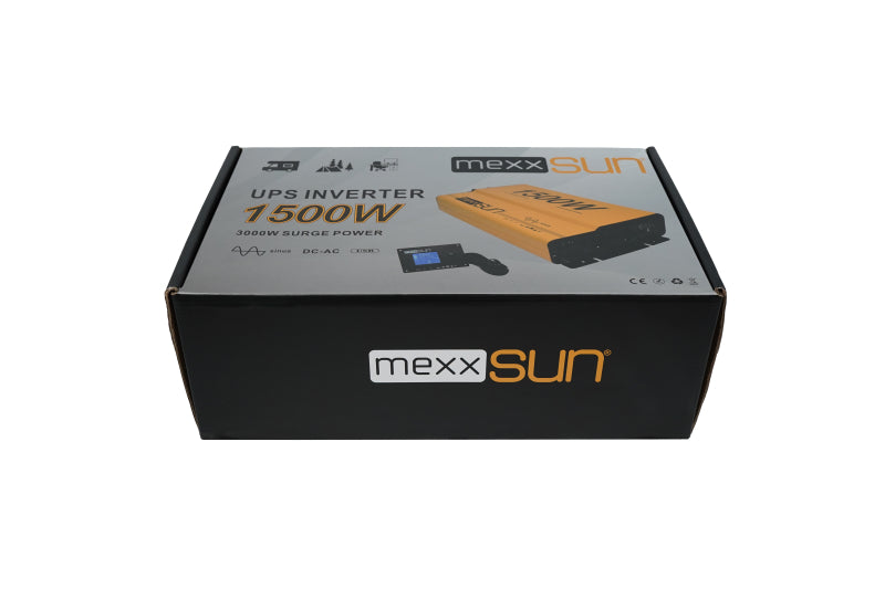 Mexxsun Tam Sinüs UPS (Remote Ekran) 12V 1500W İnverter
