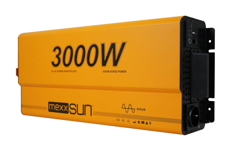 Mexxsun Tam Sinüs UPS (Remote Ekran) 12V 3000W İnverter