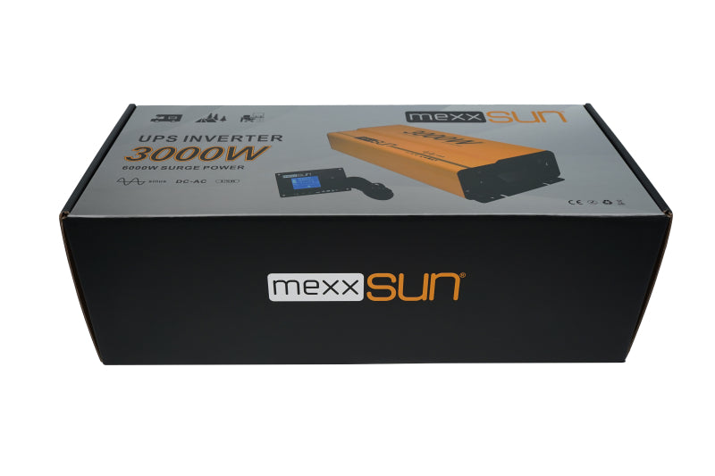 Mexxsun Tam Sinüs UPS (Remote Ekran) 12V 3000W İnverter